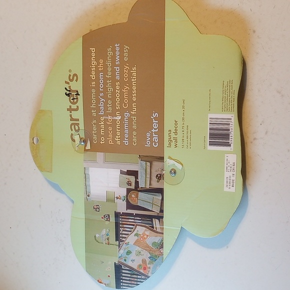 NEW Carter's Laguna Wall Decor, Colorful Turtle for Baby's Room, Nursery - Picture 3 of 6